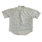 Gap Cotton Plaid Blue Button Up Short Sleeve Shirt - XLarge - 26" x 31"