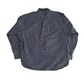 Nautica Navy Blue Plaid Cotton Button Up Shirt - XLarge - 28" x 32"