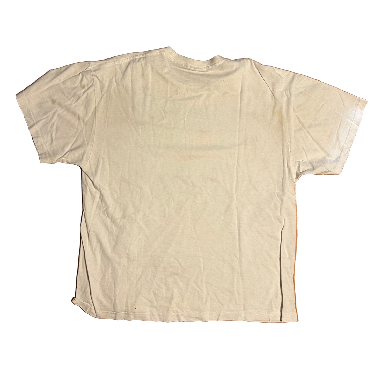 I Swear I Didn’t Do It It Was A Guy Dressed Like Me Funny White Distressed Cotton Tshirt - XLarge - 25” x 30”