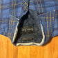 90's Northwest Territory Navy Blue Nylon Lined Button Up Cotton Polyester Flannel Shirt - XLarge - 24" x 33"