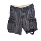 Hollister Grey Faded Distressed Grey Cargo Shorts - 34" x 11"