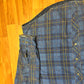 90's Northwest Territory Navy Blue Nylon Lined Button Up Cotton Polyester Flannel Shirt - XLarge - 24" x 33"