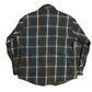 90's St. John's Bay Green Blue Button Up Cotton Flannel Shirt - XLarge - 24" x 30"
