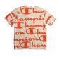 Champion AOP White Orange Tshirt - Large - 23" x 30"