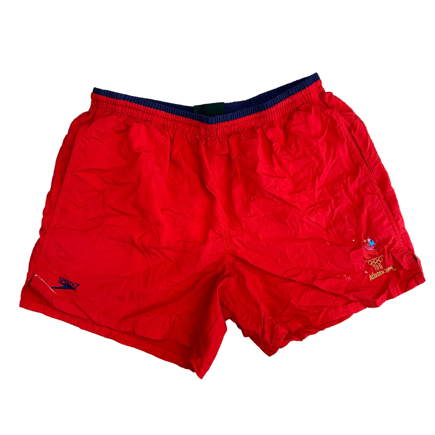 90’s Speedo Atlanta Olympic Red Shorts - 30" x 5"