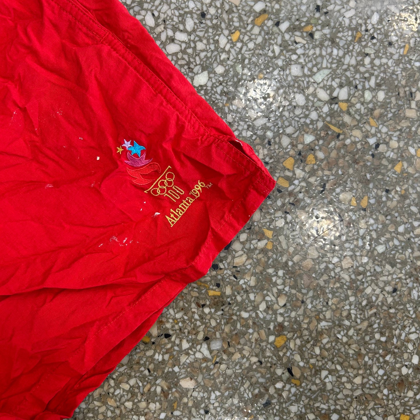 90’s Speedo Atlanta Olympic Red Shorts - 30" x 5"