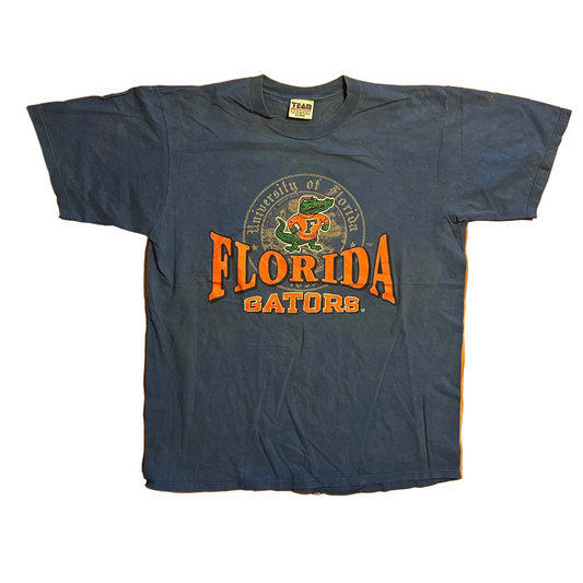 Team Apparel University of Florida Gators Blue Tshirt - Large - 22.5" x 29"