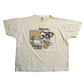 80's Russell Athletics Fresno Isn't A State Auburn Tigers University Flunk Fresno White Tshirt -XLarge - 29" x 30"