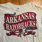 80/90's Tennessee River Arkansas Razorbacks Grey Tshirt - XLarge - 24" x 21.5"
