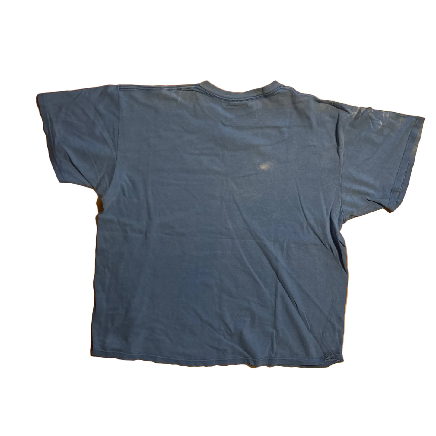 90's Nike Mini Swoosh Blue Tshirt - XLarge - 26" x 28.5"