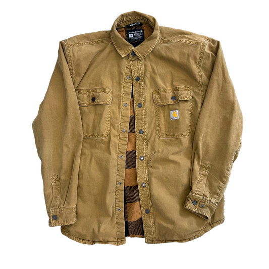 Carhartt Carphartt Flannel Lined Button Up Work Jacket - XLarge - 24" x 29"