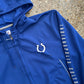 Indianapolis Colts NFL Football Blue Zip Up Jacket Sweatshirt - XLarge - 25" x 28"