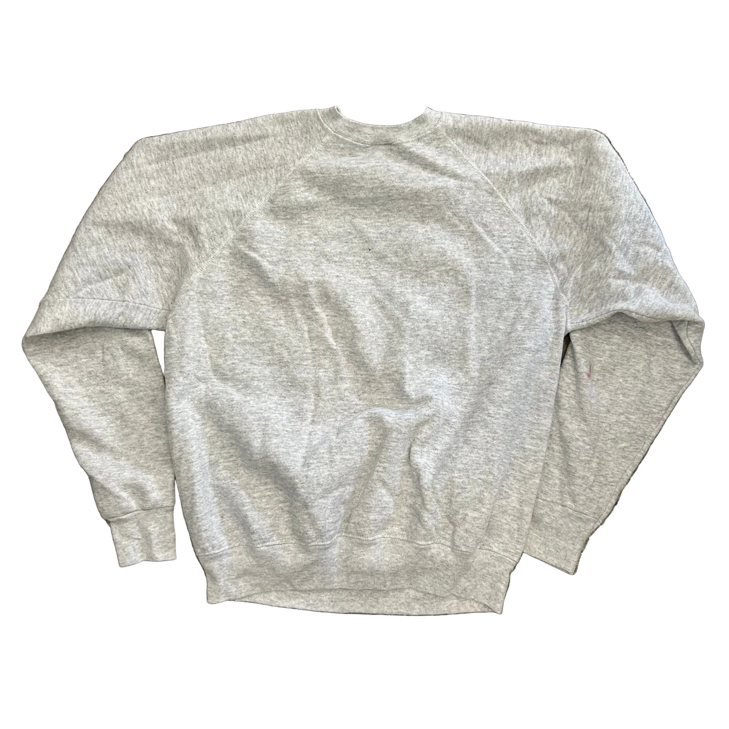 80/90's Tultex Grey Blank Crewneck Sweatshirt - Medium - 21" x 24"