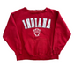 Indiana University IU Red Crewneck Sweatshirt - XLarge - 26" x 26"
