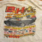 Hanes Beefy B&H Racing Ass Kickin Chicken Cars White Tshirt - Large - 22" x 29"