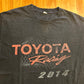 Toyota Racing NASCAR Sprint Cup Series Black 2014 Tshirt - Medium - 21" x 28.5"