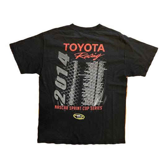Toyota Racing NASCAR Sprint Cup Series Black 2014 Tshirt - Medium - 21" x 28.5"