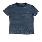 Goodfellow Blue Striped Hemp Cotton Tshirt - Medium - 20" x 24"