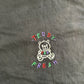 Teddy Fresh Black Embroidered Tshirt - Medium - 20" x 29"