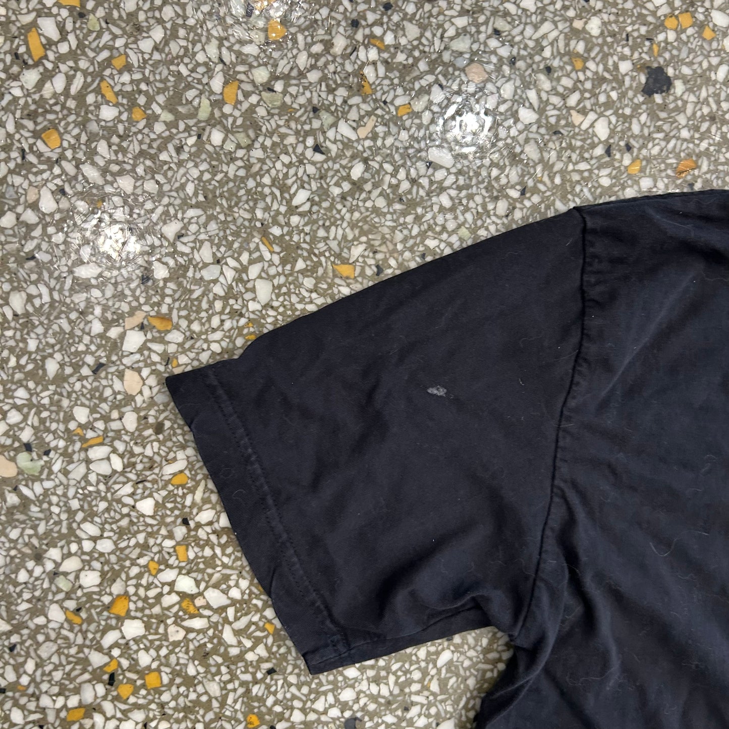 Teddy Fresh Black Embroidered Tshirt - Medium - 20" x 29"