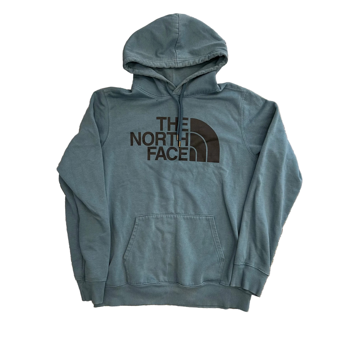 The North Face Blue Hoodie Sweatshirt - Large - 23.5" x 28"