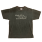 90’s Hanes Heavyweight Flight 4.0 to Chicago has Been Delayed I’m Taking Off with Delta Flight Airport Black Grey Faded Cotton Tshirt - Medium - 21" x 27"
