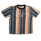 Guess Jeans Vertical Striped Los Angeles Tshirt - Medium - 21" x 26.5"