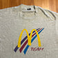 90's Screen Stars McDonald Team Grey Tshirt - Large - 23" x 28"