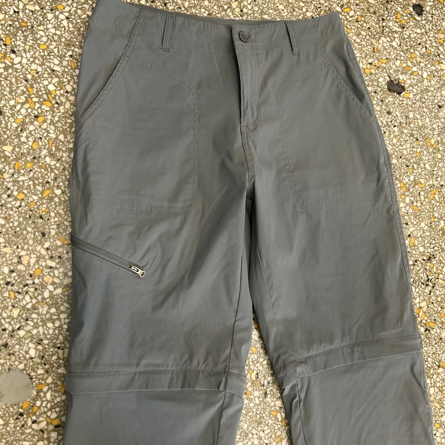 Grey Nylon Zip Off Pants - 31" x 30"