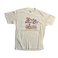 80's Springford Classic Sportswear 50 is Five Perfect 10's Shoebox Greetings White Tshirt - Medium - 20" x 28"