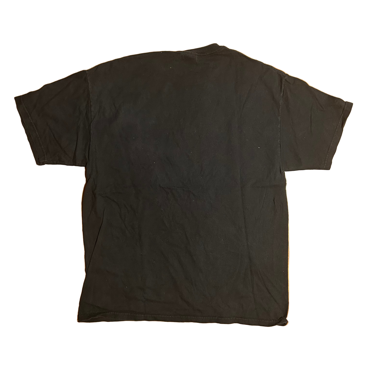 Hanes Heavyweight Him Portrait Y2K Black Cotton Tshirt - Medium - 20" x 28"