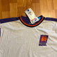 90's Starter NBA Phoenix Suns NWT DS White Purple Tshirt - Large - 22" x 28"