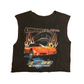 Corvette 5.7L Block V8 Chevy Cars Black Cutoff Tank Top Shirt - Small - 19" x 20"