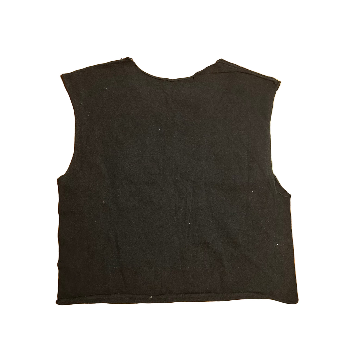 Corvette 5.7L Block V8 Chevy Cars Black Cutoff Tank Top Shirt - Small - 19" x 20"