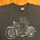 FOTL Lofteez Easy Riders Dallas Motorcycle Distressed Painter Black Grey Cotton Tshirt - XLarge - 25" x 29.5"