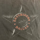 FOTL Lofteez Easy Riders Dallas Motorcycle Distressed Painter Black Grey Cotton Tshirt - XLarge - 25" x 29.5"