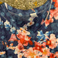 Time and Tru Blue Floral Tanktop Shirt - Large - 22" x 27"