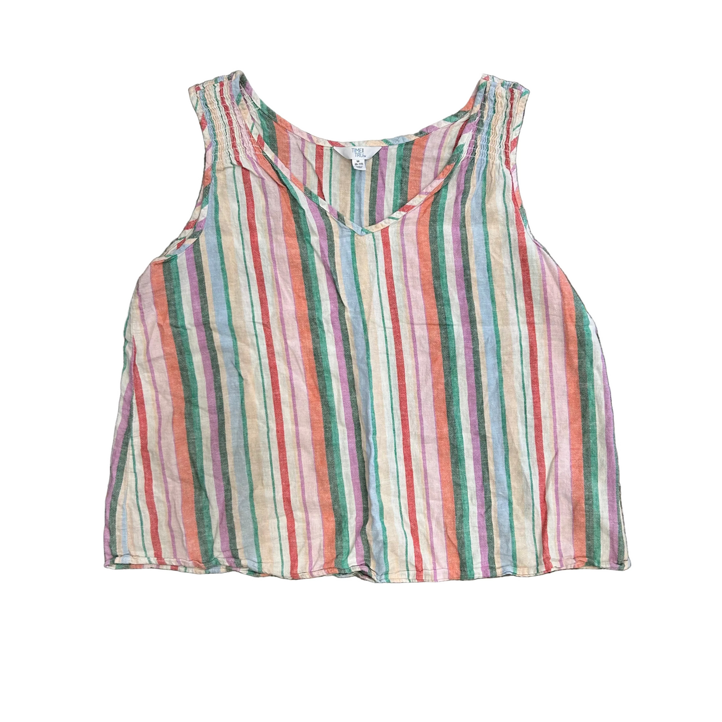 Time and Tru Multicolor Tanktop Shirt - Medium - 21" x 23"