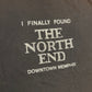 90’s Jerzees I Finally Found the North End Downtown Memphis 1989 Black 50/50 Cotton Polyester Tshirt - Large - 22" x 29"