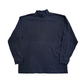 George Cotton Poly Black Mock Neck Longsleeve Black Blank Shirt - XLarge - 24" x 29"