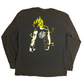 Gildan Ultra Cotton Dragon Ball Z TV Black Cotton Longsleeve Shirt - Medium - 21" x 28"