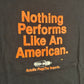 90’s Jerzees Nothing Performs Like An American Autolite Plugs the Imports Black Combed Cotton Tshirt - Large - 23" x 31.5"