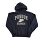 Colosseum Purdue University Black Hoodie Sweatshirt - Large - 23" x 26"