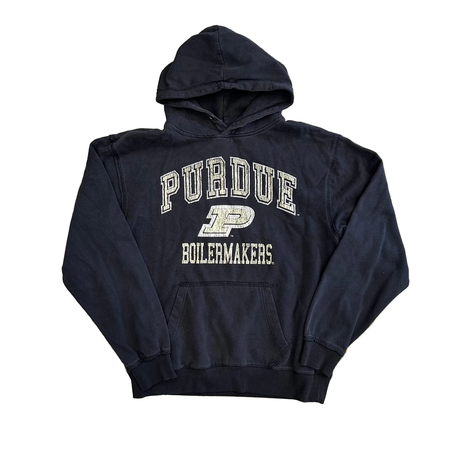 Colosseum Purdue University Black Hoodie Sweatshirt - Large - 23" x 26"