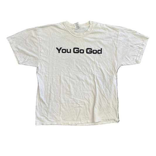 Jerzees You Go God White Tshirt - Large - 23" x 28"