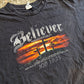 Believer Job 19:25 God Jesus Black Tshirt - Large - 23" x 27.5"