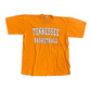 90’s University Tennessee Volunteers Basketball Orange Tshirt - Large - 23" x 29"
