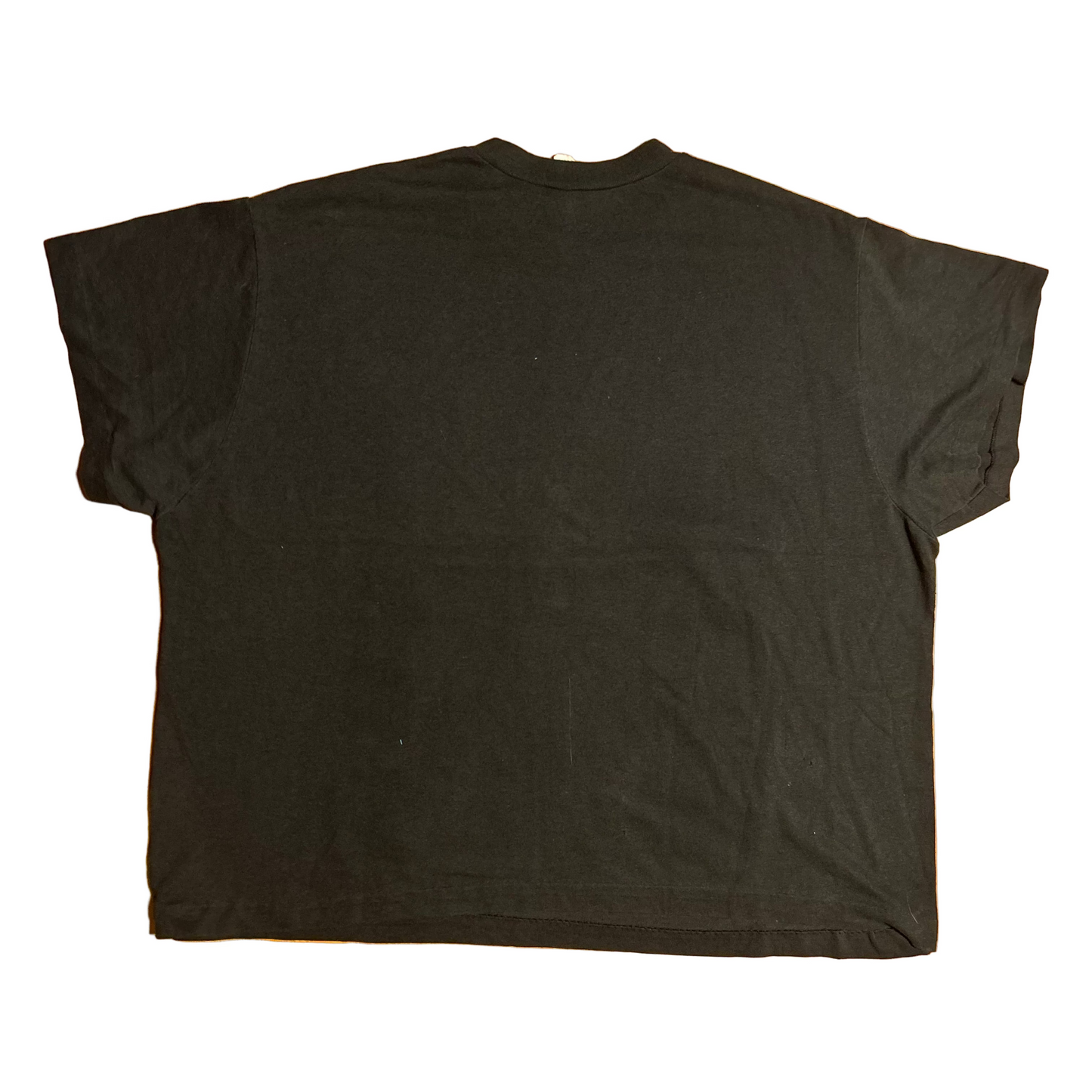 80’s Weekend Black 50/50 Cotton Polyester Tshirt - Boxy XLarge - 27" x 28"