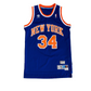 Adidas Hardwood Classics New York Knicks Charles Oakley 34 Blue NBA Basketball Jersey - Large - 22" x 34.5"