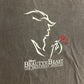 Disney’s Beauty and the Beast Broadway Musical Embroidered Black Grey Faded Cotton Tshirt - Medium - 21" x 28"